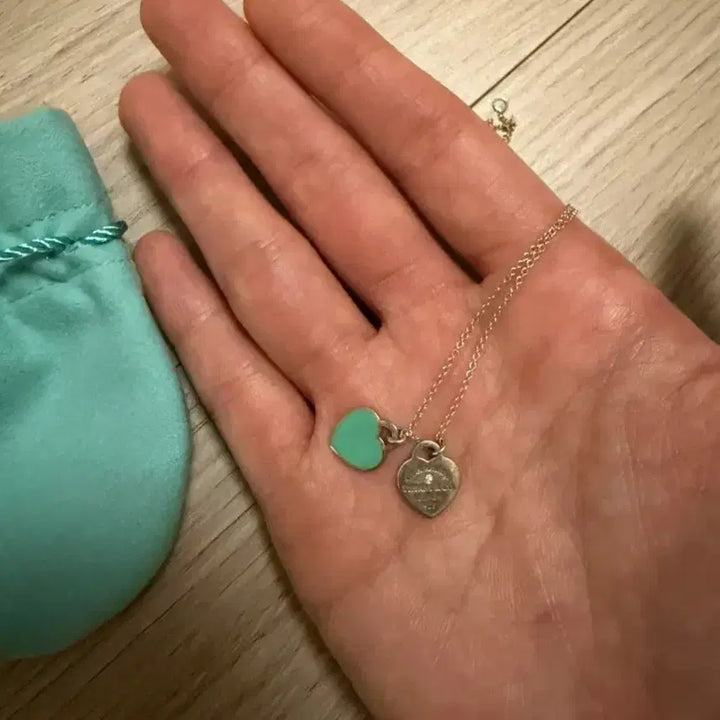 [BUNJANG] Tiffany &amp; Co. Return to Tiffany Diamond Heart Necklace / (정품)티파니앤코 리턴투 다이아 목걸이