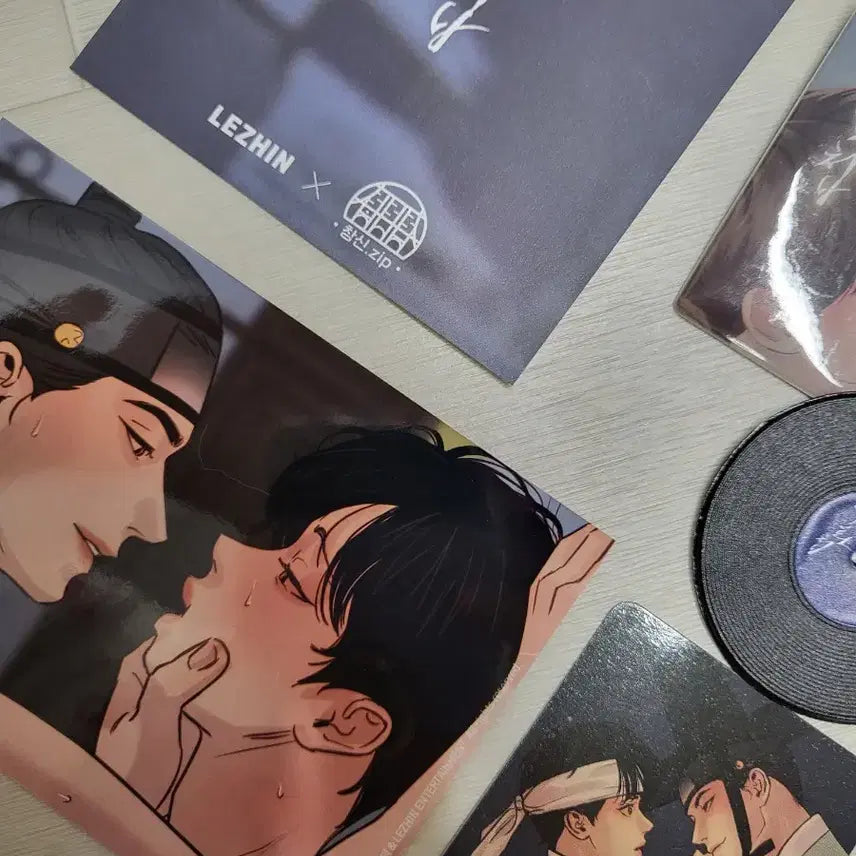 [BUNJANG] Painter of the Night LP Keychain, Postcard, Photocard Set / 야화첩 LP 키링, 엽서, 포카