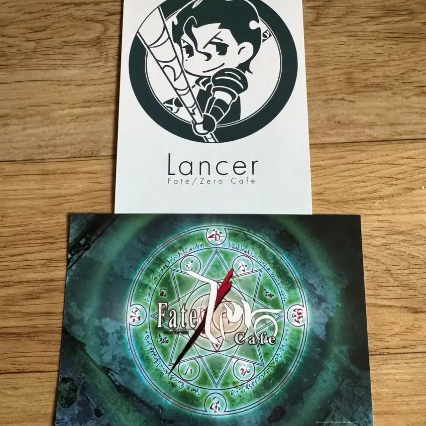 [BUNJANG] Fate/Zero Lancer Faction Postcard Set (2 pieces) / 페이트 제로 카페 랜서 진영 엽서 2매