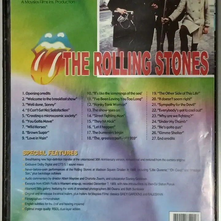 [BUNJANG] The Rolling Stones Live Concert DVD / (영상) DVD 롤링 스톤즈 공연 라이브