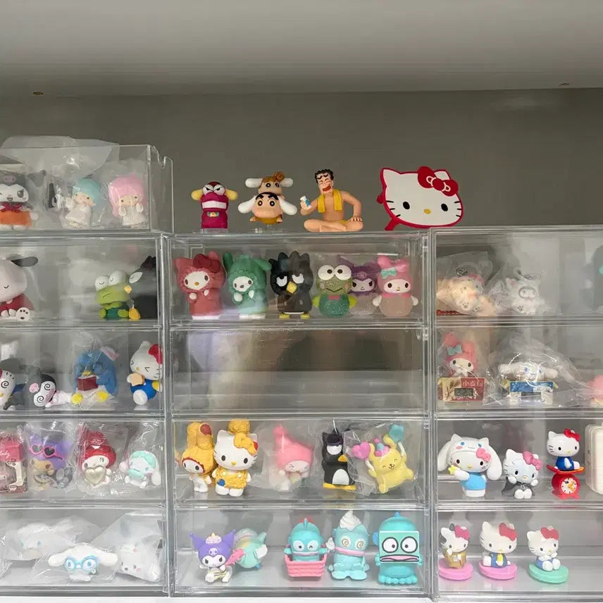 [BUNJANG] Sanrio Gacha Hello Kitty Kuromi Cinnamoroll Pompompurin My Melody Hangyodon Cardboard Clock / 산리오 가챠 헬로키티 쿠로미 시나모롤 폼폼푸린 마이멜로디 한교동