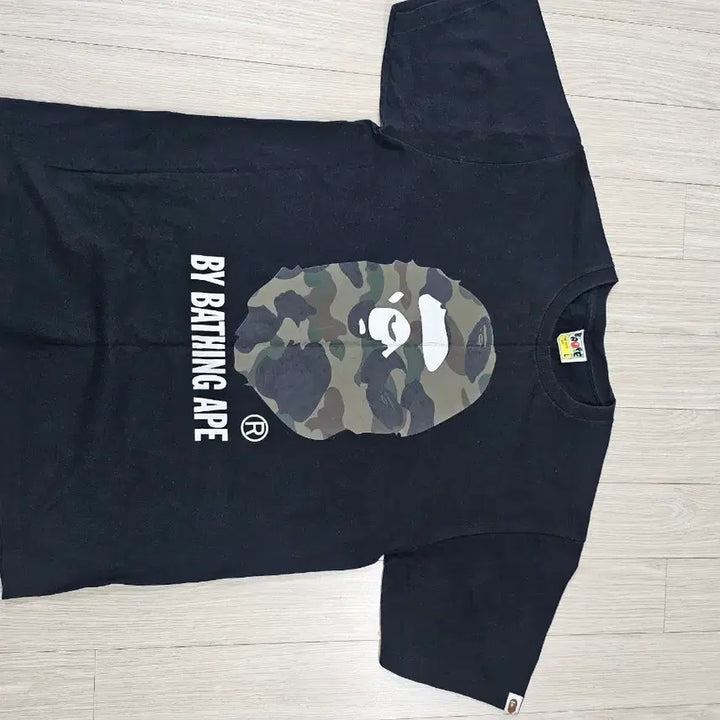 [BUNJANG] BAPE Short Sleeve T-Shirt Black L / 베이프 반팔티 블랙 L