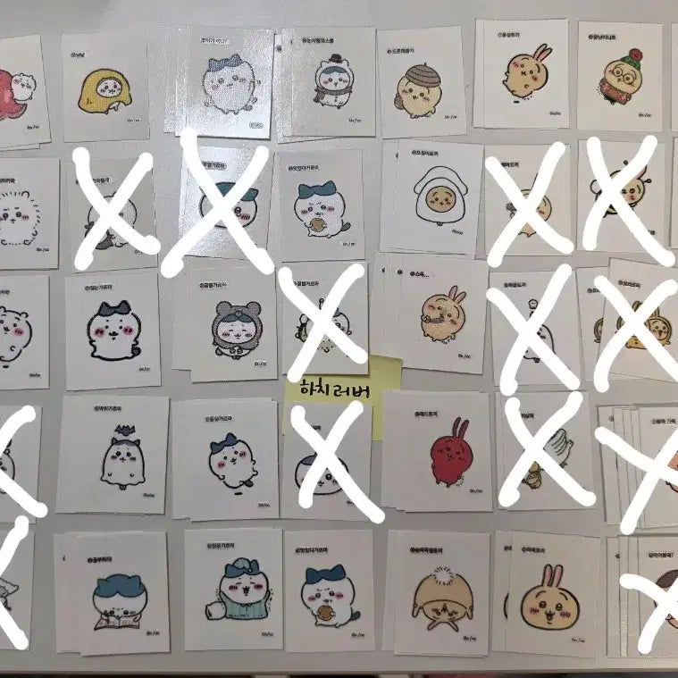 [BUNJANG] Chiikawa Sealing Sticker Bromide Set / 먼작귀 치이카와 띠부씰 브로마이드