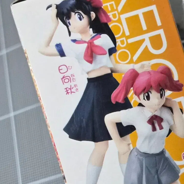 [BUNJANG] Keroro Heroines School Uniform Hong Mina Aki Figure / 케로로 히로인즈 스쿨 교복 홍미나 아키 피규어