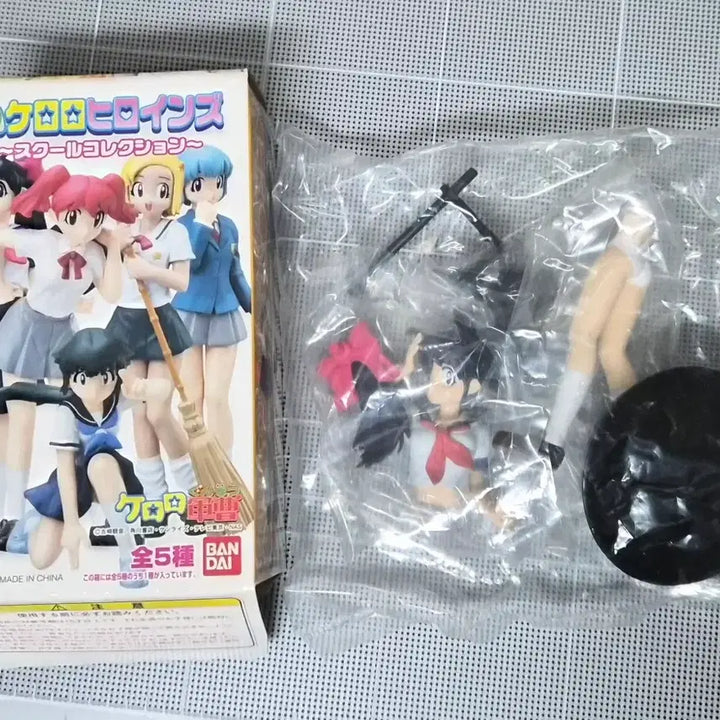 [BUNJANG] Keroro Heroines School Uniform Hong Mina Aki Figure / 케로로 히로인즈 스쿨 교복 홍미나 아키 피규어
