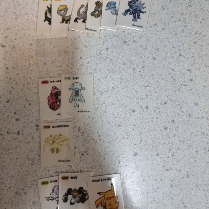 [BUNJANG] Pokemon Ttibu Seal Set (61 Types) Season 4 / 2025 시즌4 포켓몬 띠부씰 61종 일괄 팝니다.