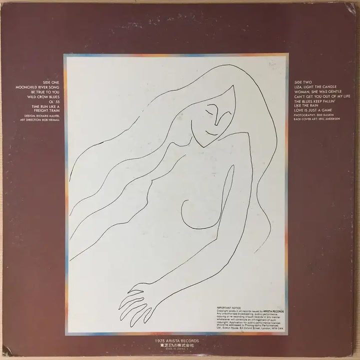 [BUNJANG] Eric Andersen Be True To You 1976 LP / (수입LP) Eric Andersen / Be True To You