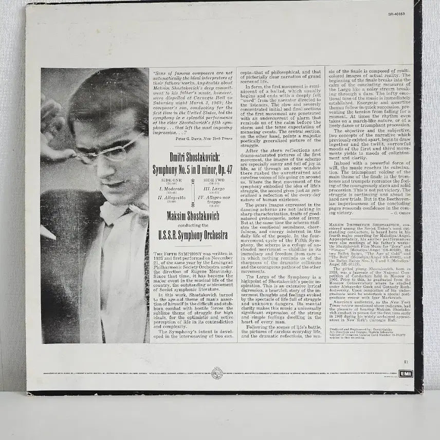 [BUNJANG] Dmitri Shostakovich Symphony No. 5 LP / 쇼스타코비치 교향곡 5번 LP