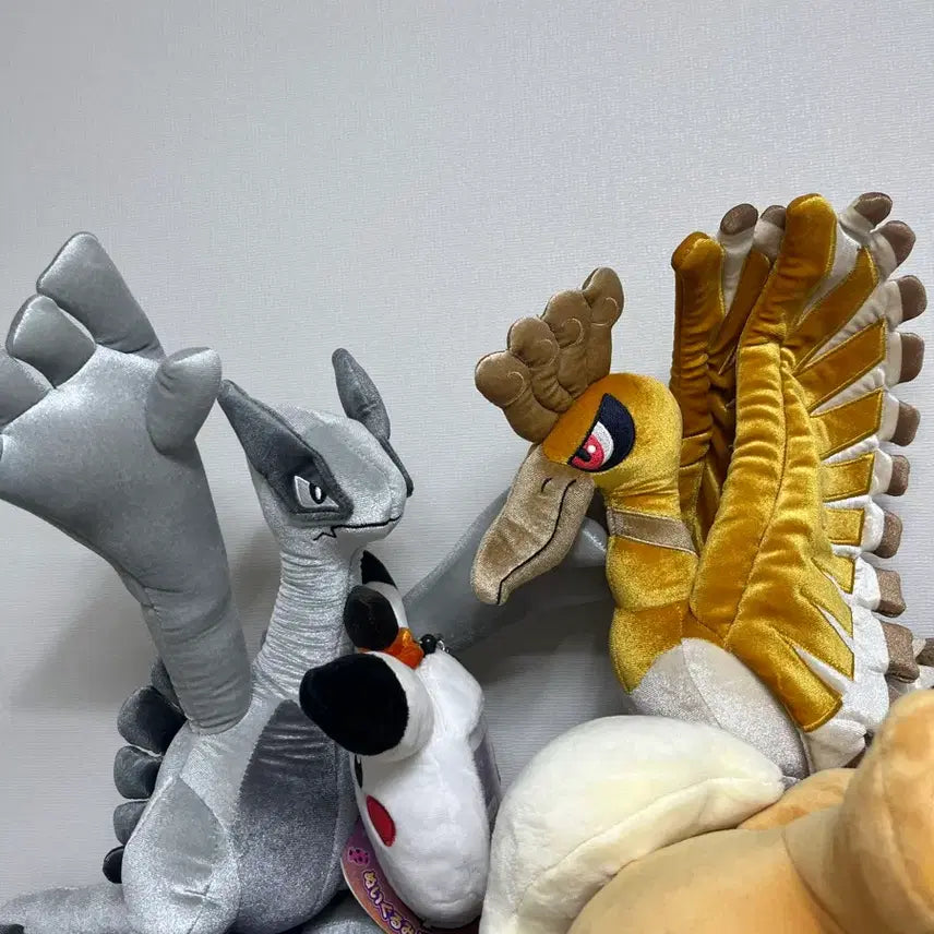 [BUNJANG] Pokemon Center Pokemon Gold &amp; Silver Lugia and Ho-Oh Plush Set / 포켓몬센터 포켓몬 금은 인형 루기아 칠색조