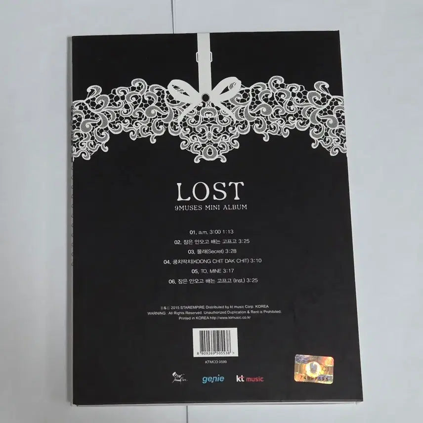 [BUNJANG] Nine Muses LOST Mini Album CD / 나인뮤지스 미니앨범 LOST 앨범 시디 CD