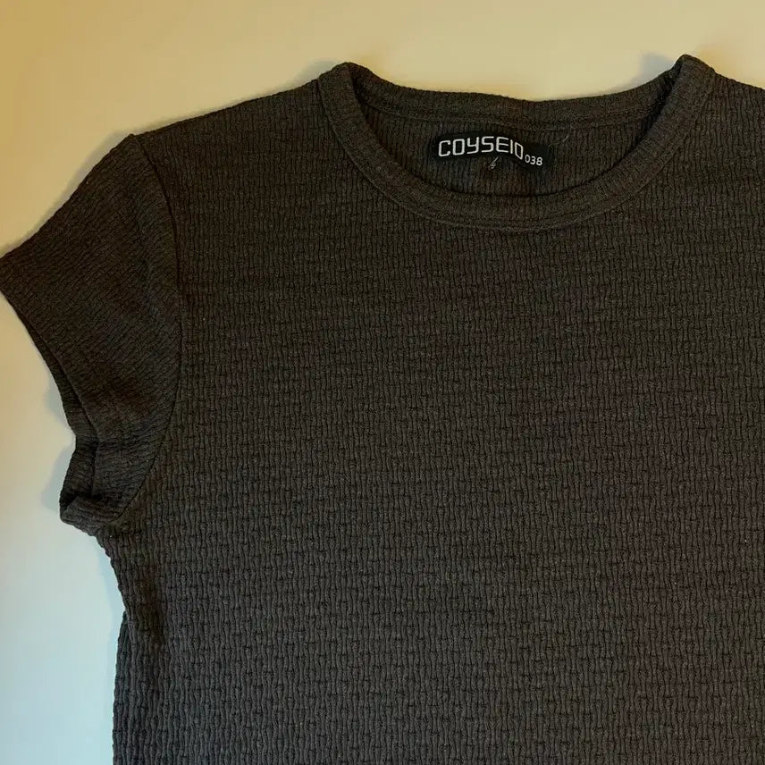 [BUNJANG] KOSEIO Pure T-Shirt Charcoal / 코이세이오038 퓨어 티셔츠 차콜