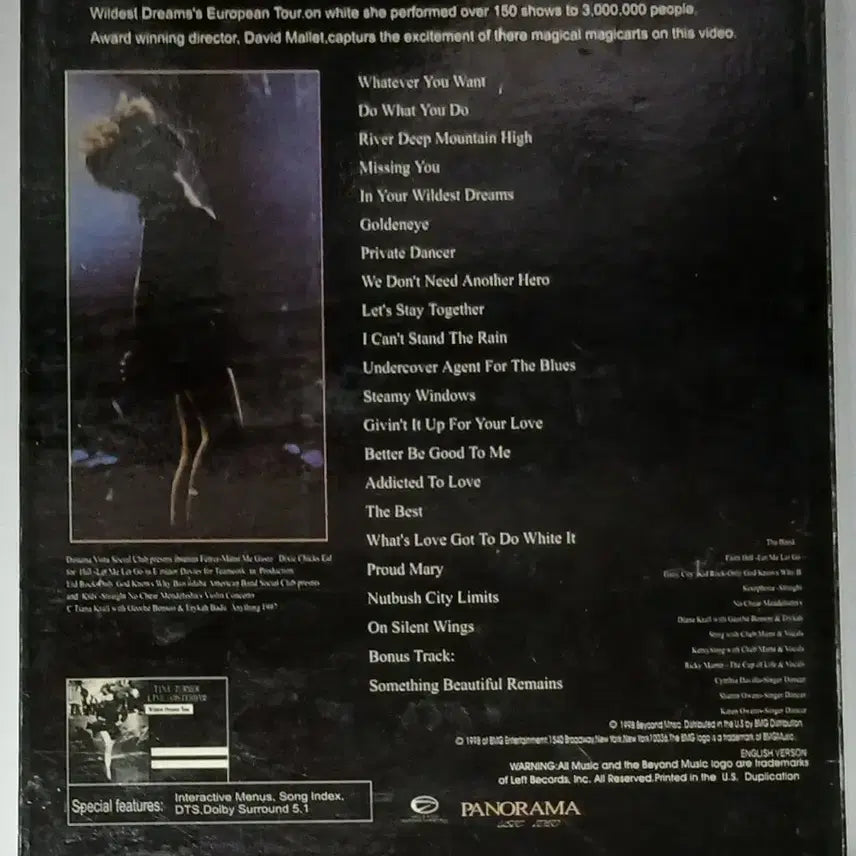 [BUNJANG] Tina Turner Live in Amsterdam DVD / (영상) DVD 팝 티나 터너 라이브 인 암스테르담