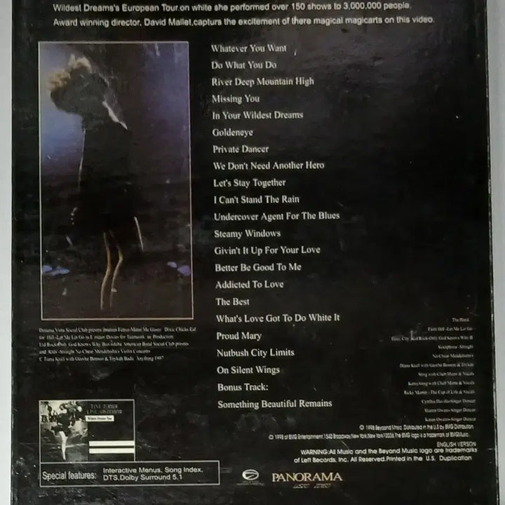 [BUNJANG] Tina Turner Live in Amsterdam DVD / (영상) DVD 팝 티나 터너 라이브 인 암스테르담