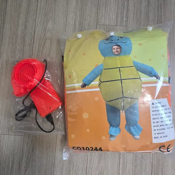 [BUNJANG] Pokemon Squirtle Balloon Cosplay Costume / 포켓몬스터 꼬부기 풍선 코스프레 옷 졸업컨셉