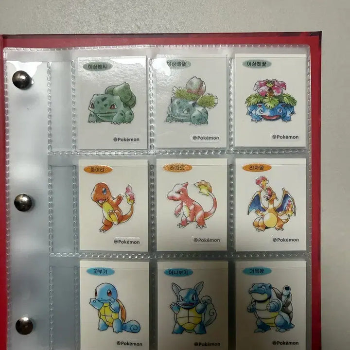 [BUNJANG] Pokemon 30th Anniversary Artwork Ttibusil Set (100 pcs) + Charizard Ttibusil Book / 포켓몬 30주년 아트워크 띠부씰 100장 + 리자몽 띠부씰북