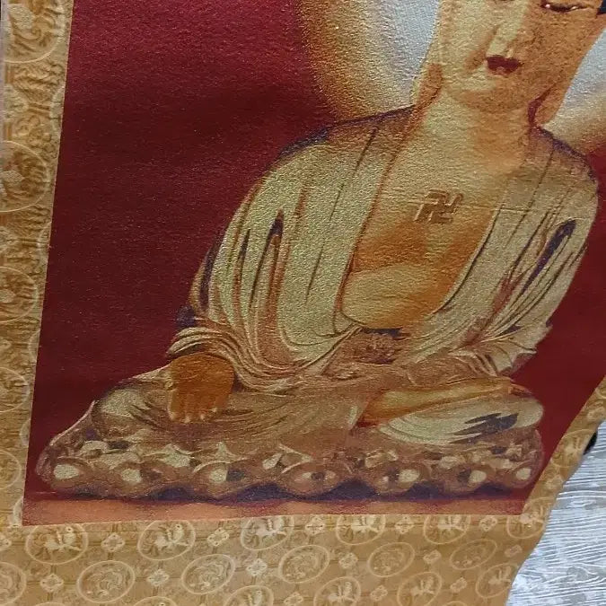[BUNJANG] Wooden Amitabha Buddha Scroll / 나무아미타블족자(부처님족자)
