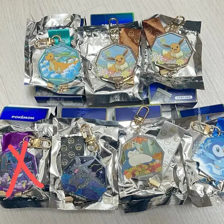 [BUNJANG] Pokemon Diorama 3D Keyring / [새상품] 포켓몬 디오라마 입체 키링
