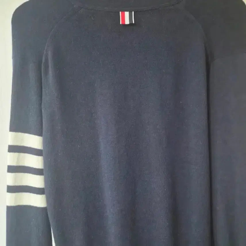 [BUNJANG] Thom Browne 100% Cashmere Diagonal Stripe Cardigan / 4사이즈 / 톰브라운 캐시미어 사선가디건