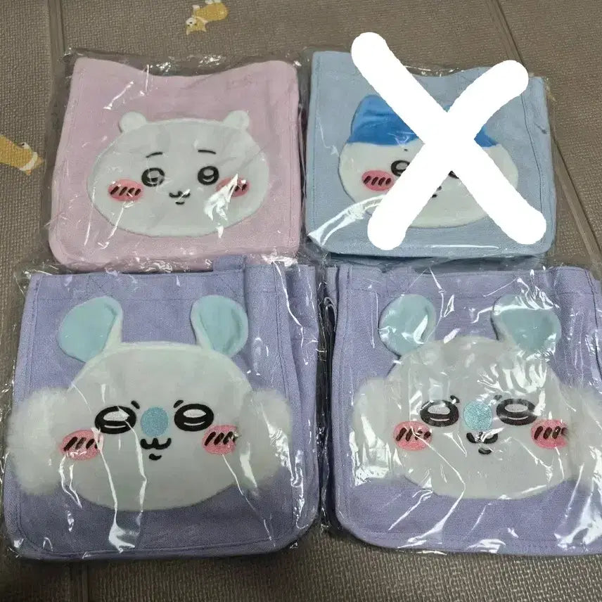 [BUNJANG] Chiikawa 2-Way Mini Tote Bag (Hachiware &amp; Momonga) / 치이카와 2WAY 미니 토트백 하치와레가방 모몽가가방