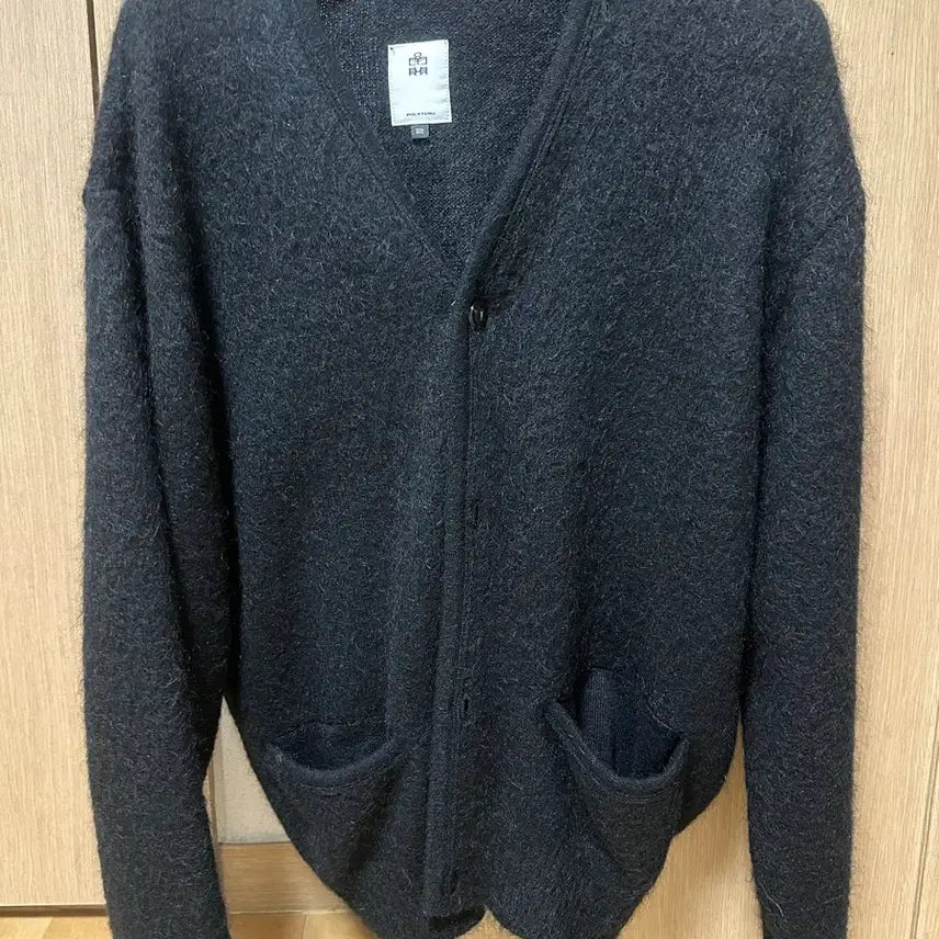 [BUNJANG] Polytaru Mohair Cardigan Black / 폴리테루 모헤어 가디건 블랙
