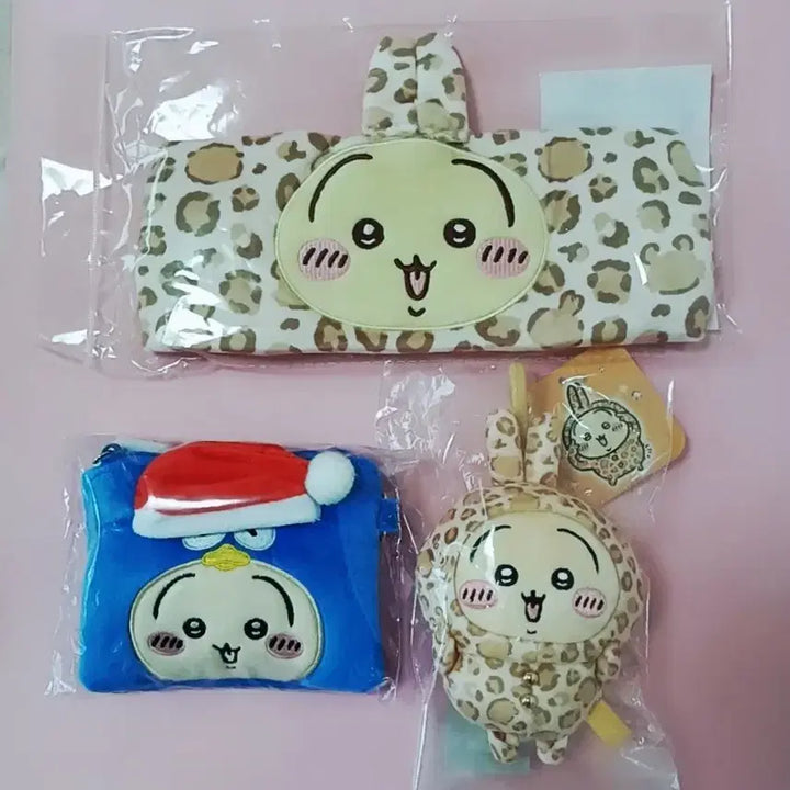 [BUNJANG] Chikawa Usagi Don Quijote Collaboration Pouch, Mascot, and Headband Bundle Set / 돈키호테 치이카와 콜라보 우사기 일괄 / 파우치 마스코트 헤어밴드