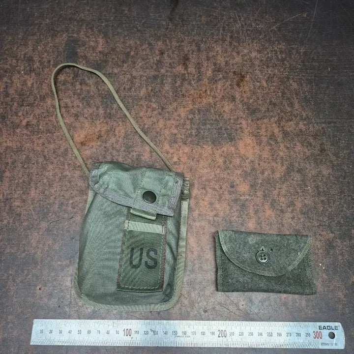 [BUNJANG] 1970s-1980s US Army Small Utility Pouch Set / 1970-80년대 US 육군 군용 소형 파우치 세트