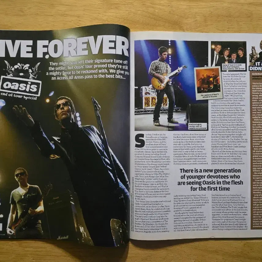 [BUNJANG] Oasis NME Magazine November 2008 / 매거진 oasis 오아시스 NME 매거진