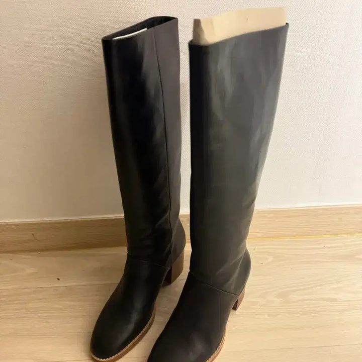 [BUNJANG] Mango Leather Long Boots Size 240 / 망고 롱부츠 240 소가죽