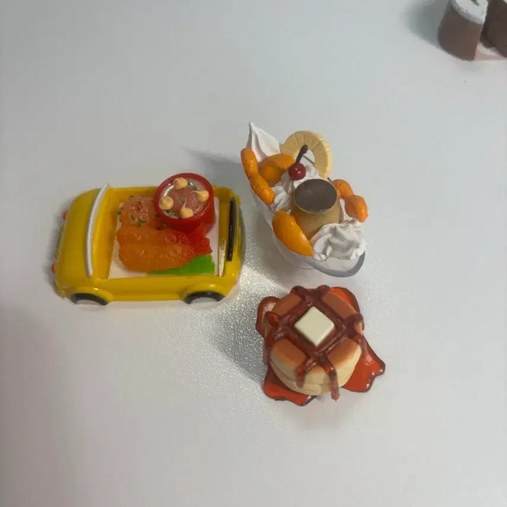 [BUNJANG] Re-Ment Food Miniature Pudding Hotcake Props Figure Doll / 리멘트 식완 음식 푸딩 핫케이크 소품 피규어 인형