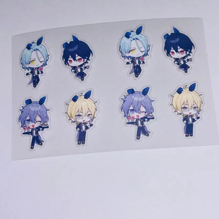 [BUNJANG] Ensemble Stars! Unofficial Stickers - HiMERU, Rei, Niki, Kaoru / 앙스타 비공굿 스티커 히메루 레이 니키 카오루