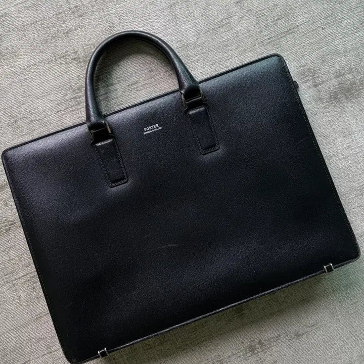 [BUNJANG] Yoshida Porter Saffiano Leather Briefcase - Japan Made / 요시다 포터 최고가 사피아노 레더 브리프케이스 Japan made