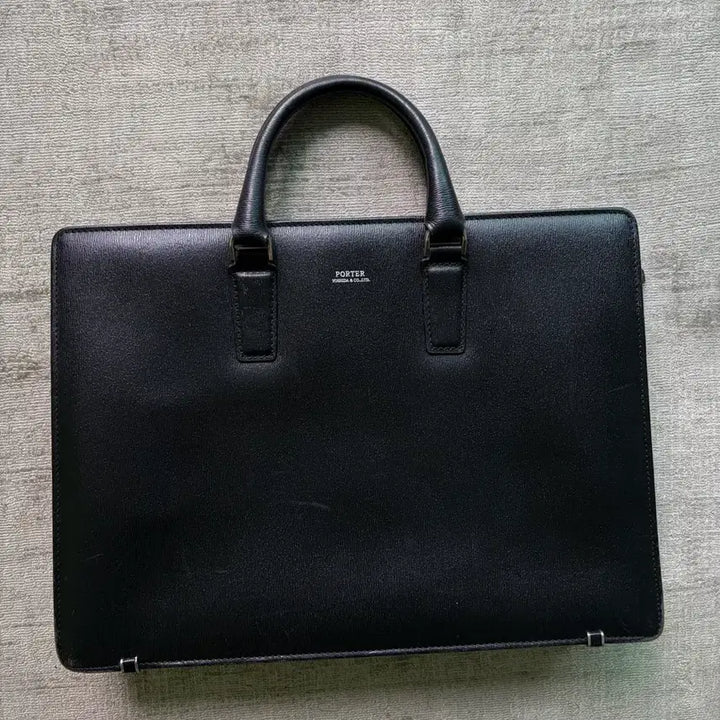 [BUNJANG] Yoshida Porter Saffiano Leather Briefcase - Japan Made / 요시다 포터 최고가 사피아노 레더 브리프케이스 Japan made