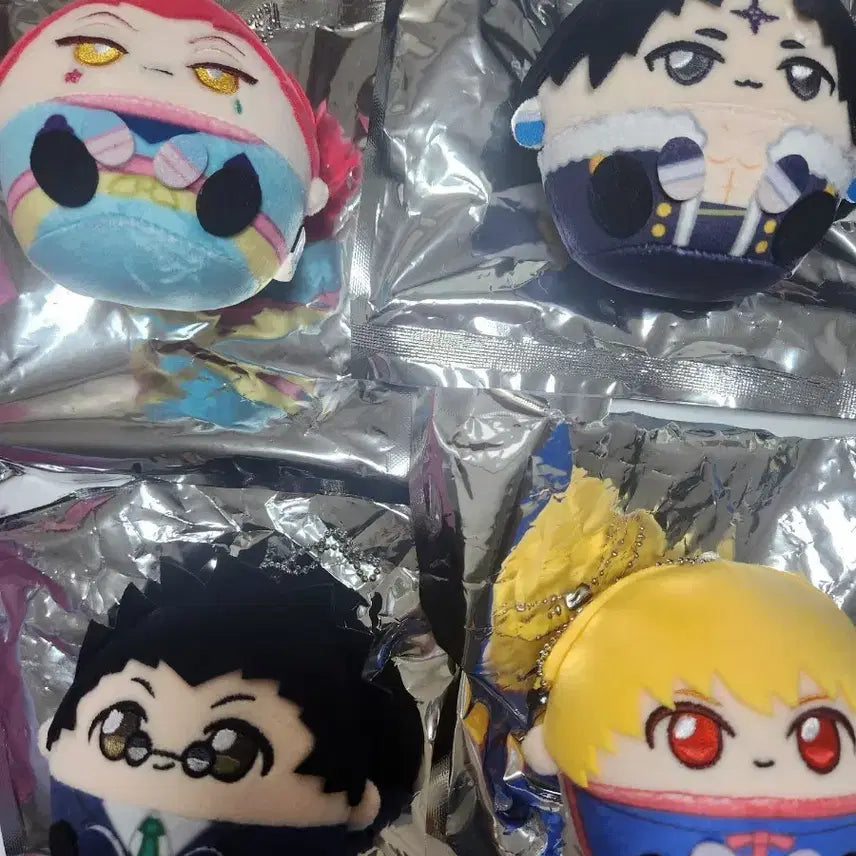 [BUNJANG] Hunter x Hunter Set Plush Dolls / 헌터헌터 헌헌 눌셋 누이구루미 만쥬 일괄 양도합니다