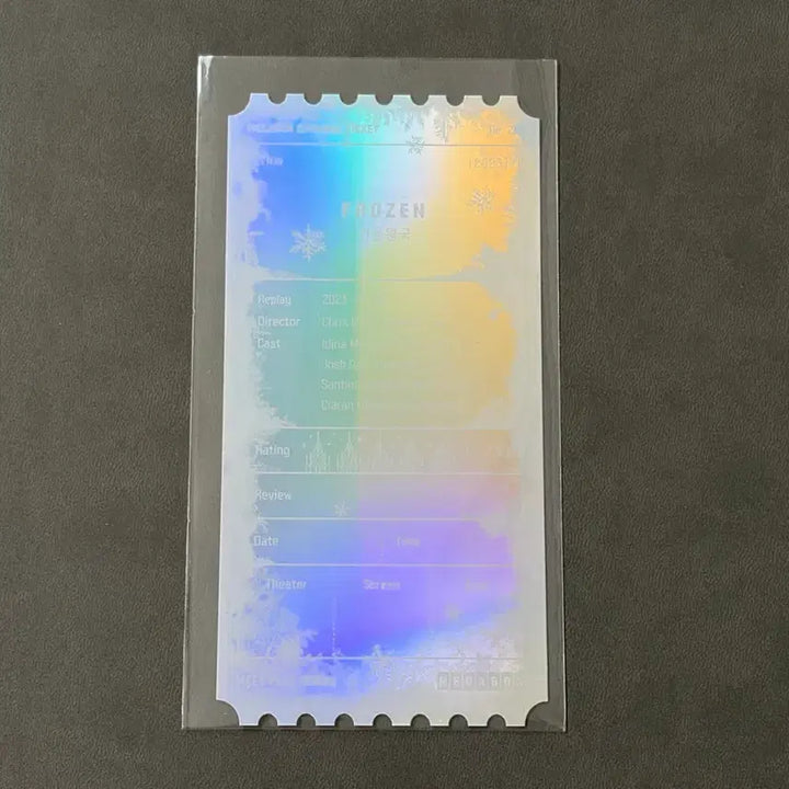 [BUNJANG] Frozen Original Ticket / 겨울왕국 오리지널티켓