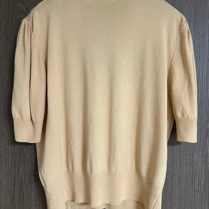 [BUNJANG] Beige Ribbon Knit Cardigan / 베이지 리본 니트 가디건