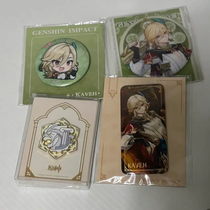 [BUNJANG] Genshin Impact Kaveh Badge Bundle Set / 원신 카베 뱃지 일괄 양도