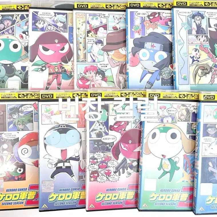 [BUNJANG] Sgt. Frog Keroro DVD Seasons 2-6 Set / 개구리중사 케로로 DVD 2기~6기 세트 판매