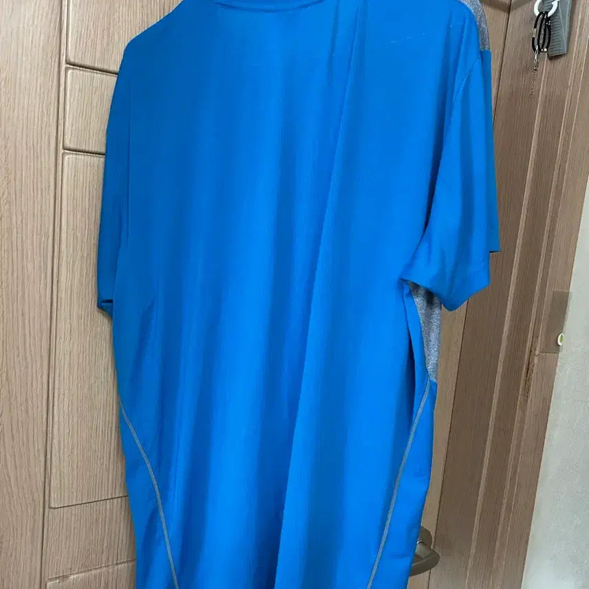 [BUNJANG] Hummel Short Sleeve T-Shirt Blue/Gray Size 105 / 험멜 반팔 티셔츠 블루/그레이 105