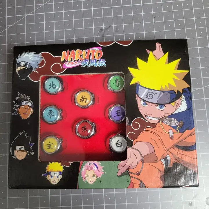 [BUNJANG] Naruto Akatsuki Ring &amp; Deidara Clay Bomb Cosplay Prop Set / 나루토 아카츠키 반지 + 나루토 데이다라 기폭 점토 코스프레 용품