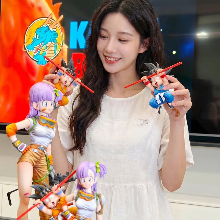 [BUNJANG] Infinite Studio Dragon Ball 40th Anniversary Goku &amp; Bulma 1/6 Scale Statue (Sealed) / 할인-드래곤볼 레진 - Infinite 40주년 오공과부르마 1/6 미개봉