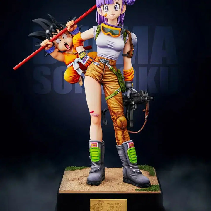 [BUNJANG] Infinite Studio Dragon Ball 40th Anniversary Goku &amp; Bulma 1/6 Scale Statue (Sealed) / 할인-드래곤볼 레진 - Infinite 40주년 오공과부르마 1/6 미개봉