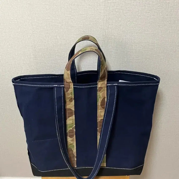[BUNJANG] Dinedet x Tembea Tote Bag L Navy / 디네댓x템베아 토트백 L