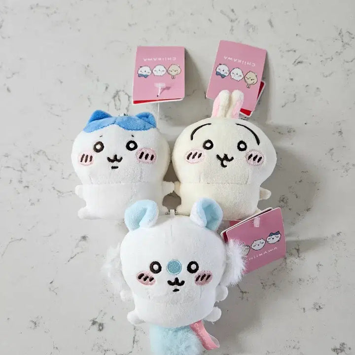 [BUNJANG] Cheekawa Mini Doll Set 3 Types Bundle (Hachiware, Usagi, Momonga) / 먼작귀 치이카와 콩눈 미니 인형 3종 세트 일괄  하치와레 우사기 모몽가