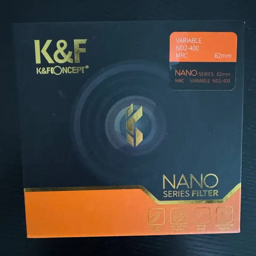 [SOLD OUT] 가변필터 케이앤에프컨셉 NANO-X Fader ND2-400 필터 62m