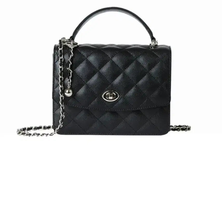 [BUNJANG] SioMomo Romance Caviar Leather Chain Bag / 시오모모 체인 로맨스 캐비어 백