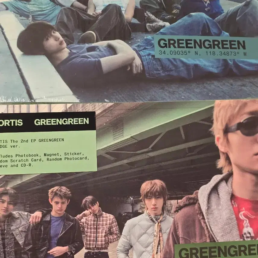[BUNJANG] Cortile 2nd Album Green Green Version / 미개봉) 코르티르 2집 green green 앨범 음반 양도