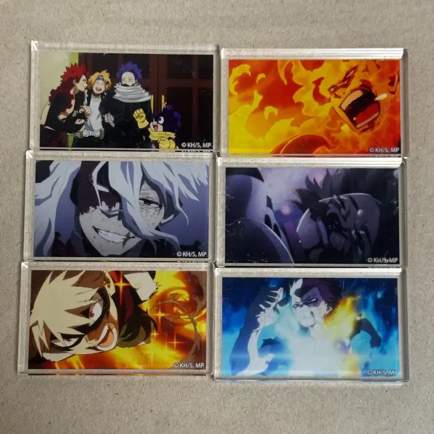 [BUNJANG] My Hero Academia (Hiroaka) Daiso Acrylic Block - Bakugo &amp; Todoroki / 나의 히어로 아카데미아 히로아카 다이소 아크릴 블럭 블록 바쿠고 토도로키