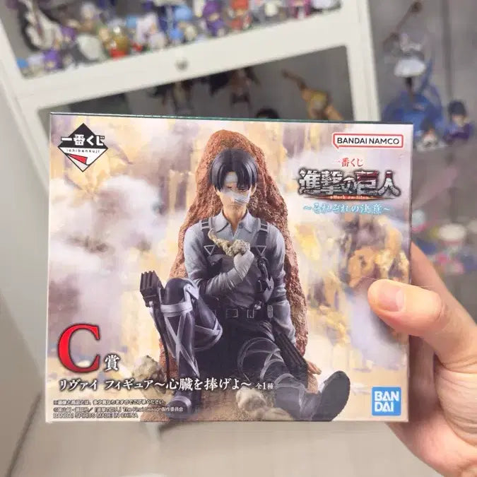 [BUNJANG] Attack on Titan C Prize Levi Sealed New / (미개봉) 새제품 진격의거인 C상 리바이+하위상