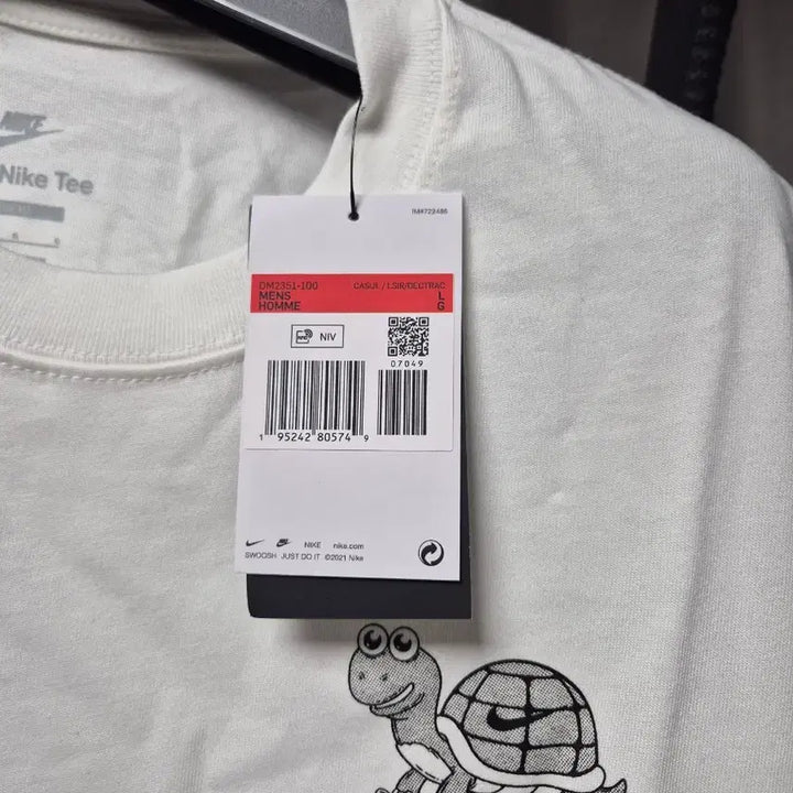 [BUNJANG] Nike NRG Turtle Short Sleeve T-Shirt White / (L) 나이키 NRG 터틀 반팔티 화이트