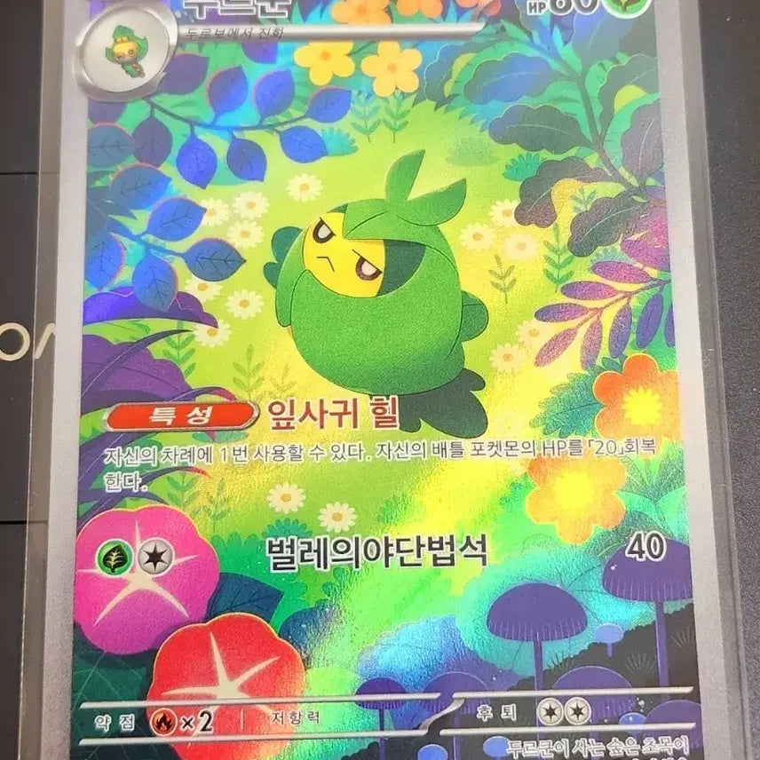 [SOLD OUT] 포켓몬 카드 두르쿤  AR